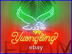New Yuengling Eagle Neon Light Sign 17x14 Lamp Beer Bar Acrylic Real Glass
