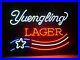 New-Yuengling-Lager-US-Flag-Neon-Light-Sign-17x14-Real-Glass-Lamp-Beer-Bar-01-lc