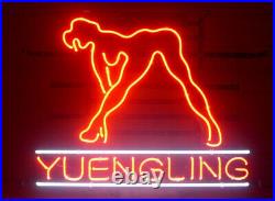New Yuengling Live Nudes Girl Neon Light Sign 17x14 Real Glass Lamp Beer Bar