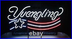 New Yuengling Neon Light Sign 17x14 Beer Bar Gift Real Glass Real Glass
