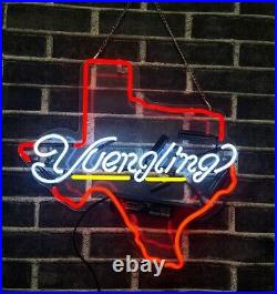 New Yuengling Texas Map Neon Light Sign 20x16 Acrylic Beer Lamp Wall Glass
