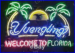 New Yuengling Welcome to Florida Bar Beer Neon Light Sign 24x20