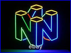 Nintendo Game 64 Neon Sign 20x16 Light Lamp Beer Bar Display Artwork Windows