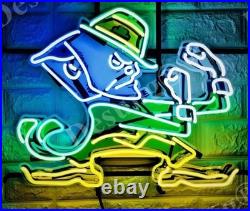 Notre Dame Fighting Irish Mascot HD Vivid Neon Sign 20x16 Light Lamp Wall LL