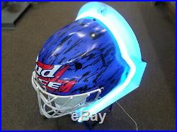 Official Beer NHL Anheuser-busch Inc. Bud Ice Electric Goalie Mask Neon Sign