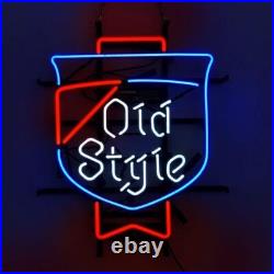 Old Style Beer Bar Open 17x14 Neon Light Sign Lamp Wall Decor Handmade Glass Old Style Beer Bar Open 17x14 Neon Light Sign Lamp Wall Decor Handmade Glass