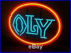 Oly Neon Beer Sign 24 by 21 inch Olympia Beer Washington Vintage