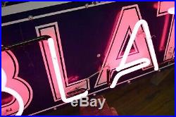 Original Blatz Beer Porcelain Neon Sign 8ft WILL SHIP Breweriana Milwaukee Bar