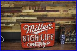 Original Miller 1930's High Life RARE Original Porcelain Neon Beer Sign WORKING