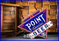 Original Stevens Point Special Porcelain Neon Beer Sign WOW! HOLY GRAIL