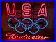 Original-Vintage-USA-Olympic-Budweiser-Neon-Light-Beer-Sign-Bud-Anheuser-Busch-01-aqhb