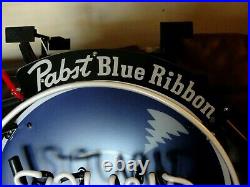PABST BLUE RIBBON BEER SOUND SOCIETY LIGHTED NEON SIGN BAR PUB MANCAVE 22x24 NEW