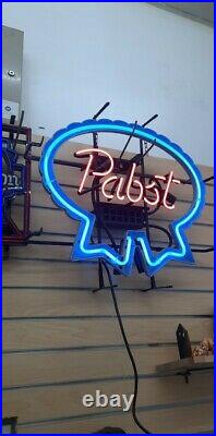 Pabst beer neon light up back bar sign