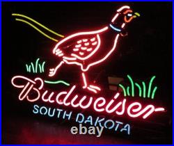 Pheasant South Dakota Beer 20x16 Neon Sign Lamp Light Bar Sports Club Gift