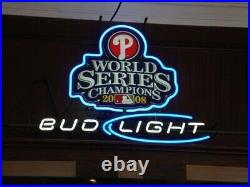 Philadelphia Phillies Light Beer Neon Sign Lamp Handmade Bar Club Pub 24x20