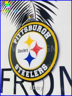 Pittsburgh Steelers 3D LED Light Beer Sign Neon Lamp 20x20 Pittsburgh Steelers 3D LED Light Beer Sign Neon Lamp 20x20
