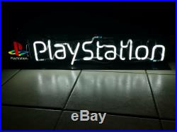 PlayStation Play Station PS 4 TV Video Game Room Real Neon Sign Beer Light 19