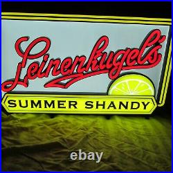 Rare Leinenkugel Summer Shandy Led Beer Neon Light Bar Sign New In Box