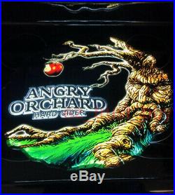 Rare New Angry Orchard Hard Cider Beer Logo 3D Led Light Lamp Bar Neon Sign 17
