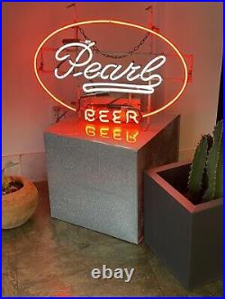 Rare PEARL BEER Neon Sign / Bar Light TEXAS Vintage Authentic