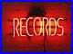 Records-Red-Neon-Light-Sign-20-Lamp-Glass-Space-Decor-Hanging-Beer-Bar-UY-01-at