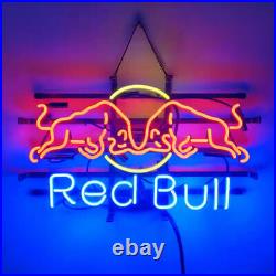 Red Bull Energy Drink 20x16 Neon Light Sign Lamp Wall Decor Glass Bar Open