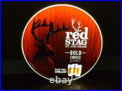 Red Stag Beer 2D LED 16x16 Neon Sign Lamp Light Hanging Nightlight Decor EY