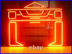 Red Tron Recognizer Arcade Game Room Neon Light Sign 17x14 Beer Lamp Glass