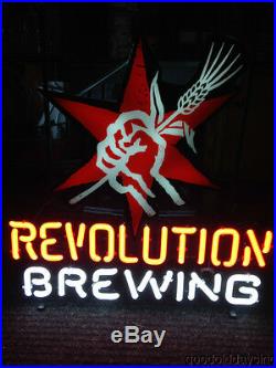 Revolution Brewing Co. Neon Beer Sign Bar Light