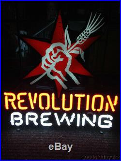 Revolution Brewing Co. Neon Beer Sign Bar Light