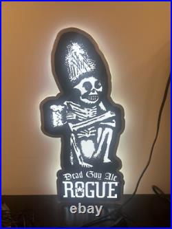 Rogue Dead Guy Bar Liquor Store Light LED Beer Sign Man Cave Decor Neon