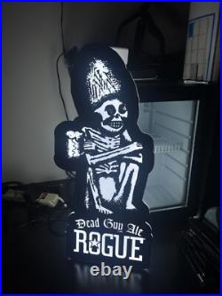Rogue Dead Guy Bar Liquor Store Light LED Beer Sign Man Cave Decor Neon