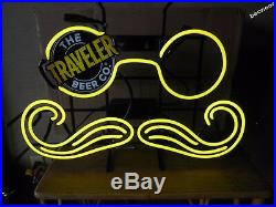 SAM ADAMS THE TRAVELER BEER CO. BEER BAR PUB NEON LIGHT SIGN Fast Shipping