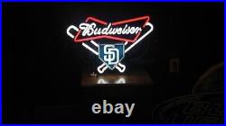 San Diego Padres Sport 20x16 Neon Lamp Light Sign Wall Decor Beer Bar Club