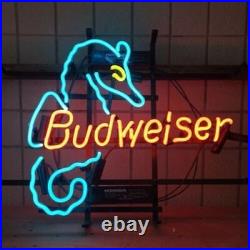 Seahorse Beer Bar Open 20x16 Neon Light Sign Lamp Club Pub Wall Decor Display