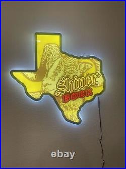 Shiner Bock Beer Ram Texas 3D LED 16X15 Neon Light Sign Lamp Bar Club Decor