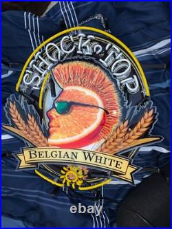 Shock Top Belgian White Beer 20x16 Neon Light Sign Lamp With HD Vivid Printing