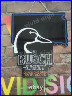 South Dakota State Flying Duck Quack Beer Lager 20 Vivid LED Neon Sign Decor South Dakota State Flying Duck Quack Beer Lager 20 Vivid LED Neon Sign Decor