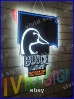 South Dakota State Flying Duck Quack Beer Lager 20 Vivid LED Neon Sign Decor South Dakota State Flying Duck Quack Beer Lager 20 Vivid LED Neon Sign Decor
