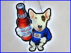 Spuds Mackenzie Beer Bottle 3D LED 20x14 Neon Sign Light Lamp Bar Wall Decor