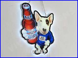 Spuds Mackenzie Beer Bottle 3D LED 20x14 Neon Sign Light Lamp Bar Wall Decor