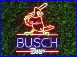 St. Louis Cardinals Beer Lager 24x20 Vivid LED Neon Sign Light With Dimmer