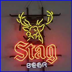 Stag Beer Neon Sign Artwork Store Light Pub Club Display Garage 19