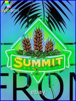 Summit Brewing Beer Wheat 17x17 Neon Lamp Sign Light With HD Vivid Printing