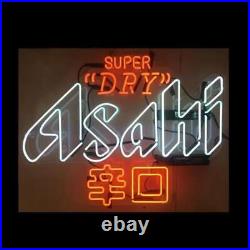 Super Dry Taste Asahi Beer Acrylic Neon Sign Bar Lamp Light Decor Wall 24x20