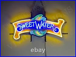 SweetWater Brewing Fish Beer 24 Vivid LED Neon Sign Lamp Light With Dimmer