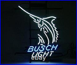 Swordfish Marlin Fish Beer Grill Bar Open 17x14 Neon Light Sign Lamp Decor