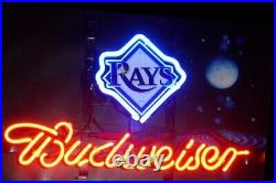 Tampa Bay Rays Beer 17x14 Neon Lamp Sign Light Cave Bar Wall Decor