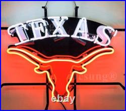 Texas Longhorns Mascot Neon Light Sign 19x15 Beer Bar Pub Cave Glass Wall Decor Texas Longhorns Mascot Neon Light Sign 19x15 Beer Bar Pub Cave Glass Wall Decor