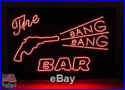 The Bang Bang Bar Beer Pub Bar Neon Light Sign 20X16 From USA